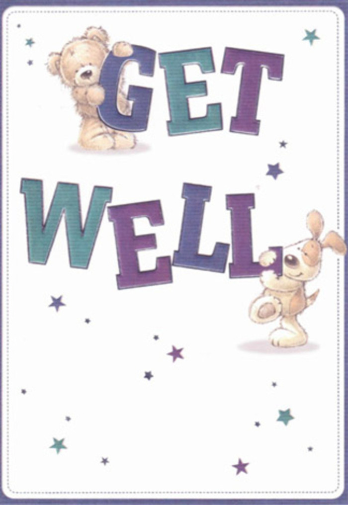 This uplifting get well card captures the quiet encouragement that flourishes in Highgate-from its welcoming streets to its leafy green parks. Friendly illustrations of a bear and puppy, their textures rendered to evoke the softness of new spring blooms, are surrounded by whimsical, jewel-toned stars that appear to scatter kindness with every glance. Bold, rounded typography in purple and aqua grounds the composition, its confidence softened by the gentle white of the background that feels as refreshing as an afternoon stroll through Waterlow Park. There's a tactile charm in the bear's plush fur and the puppy's velvety ears, bringing a sense of touch and presence unique to well-loved gifts. Imagining this card arriving with a bouquet from a trusted Highgate florist brings true comfort-each element crafted to share hope, positivity, and a sense of belonging. With a lightness befitting a sunny Highgate morning and just the right touch of heartfelt care, this image translates the spirit of the community directly onto the page, transforming a well wish into a memory of warmth and companionship.